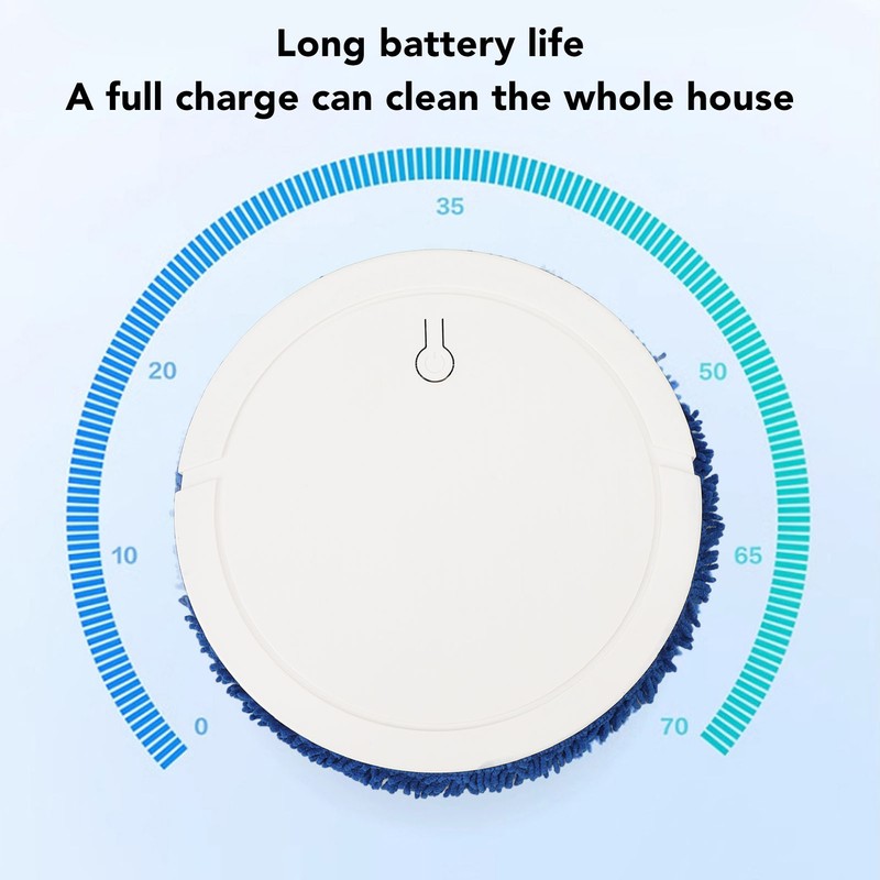 Floor Mopping Robot Low Noise Intelligent Avoid Obstacles Wet Dry