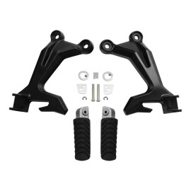 TCMT Rear Passenger Footpegs Pegs Brackets Fit For Kawasaki Ninja 650 Z650 2017-2024