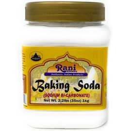 Rani Baking Soda (SODIUM BI-CARBONATE) 35 Ounce (1kg) 2.2lbs ~ Used for cooking, NON-GMO | Indian Origin | Gluten Friendly