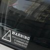 Warning On Board GPS Tracking Device Vehicle Sign Sticker Protected