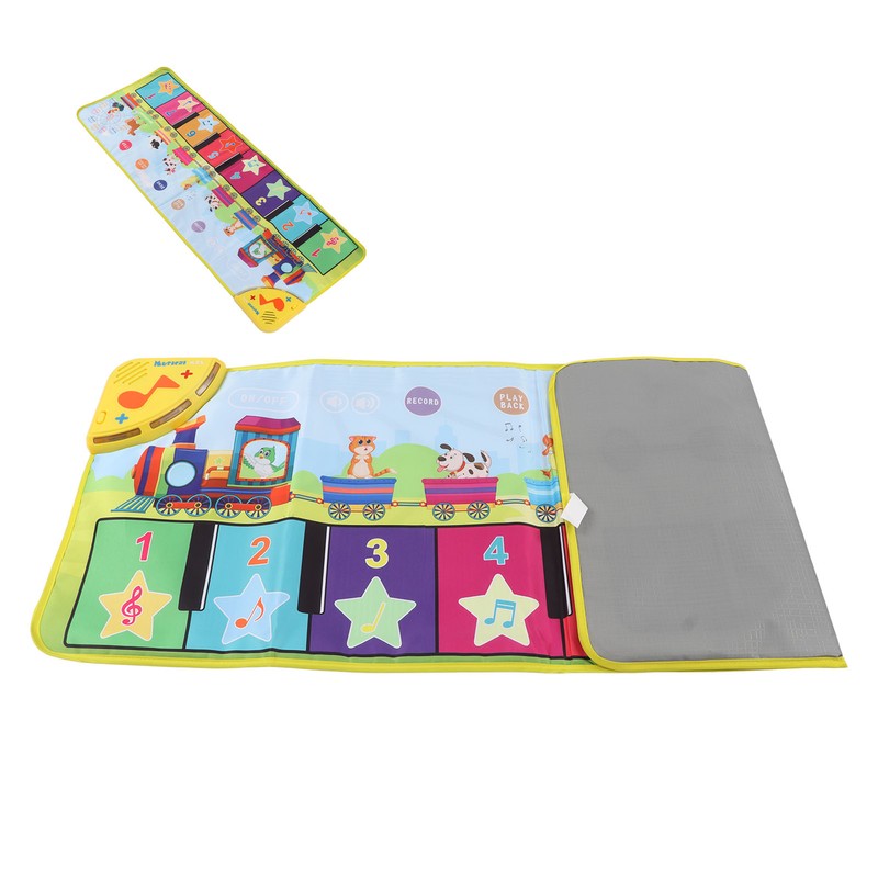 Kids Piano Mat Foldable Improve Coordination Prevent Slip Musical Piano