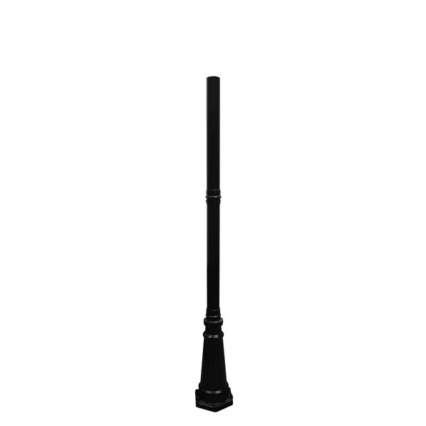 Gama Sonic GS-97SP Imperial Lamp Solar Lights Post Accessory, (Black