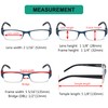 Eyekepper 4 Pack Classic Reading Glasses for Women and Men