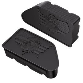 Bed Rail Stake Pocket for Chevy GMC Silverado/GMC Sierra 2500/3500HD(2020 2021 2022 2023 2024 2025), Chevy Silverado/GMC Sierra 1500(2019-2024, 2025), Truck Rear Covers Bed Rail Holes Caps