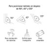 Pretul ESM-3P, Escuadra magnética 3" para soldar capacidad 10 kg