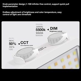 berjalan 40W Video Camera Light LED Three Color Pocket Mini Portable Outdoor High Brightness Fill Light Fan Cooling Dimmable