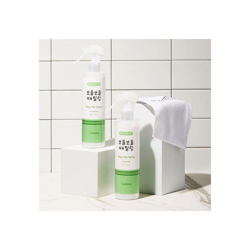 코리아나 [Koreana] Body milk peeling 330ml / [코리아나] 바디밀크 때