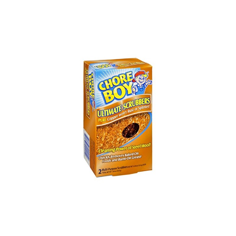 Chore Boy 00215 2CT Copper Chore Boy® Scrubbers 2 Count