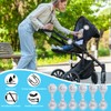 Surplex Pack of 6 Magnetic Reflectors, Reflector Clips, Children's Reflectors,