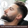 3 PCS Beard Scissors for Men,Professional Stainless Steel Moustache Scissors