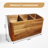 Dstuff Large Kitchen Utensil Holder Organizer for Counter or Countertop,