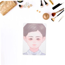 KOMBIUDA Makeup Supplies Face Painting Board Dresser Practice Face Plastic Makeup Practice Board