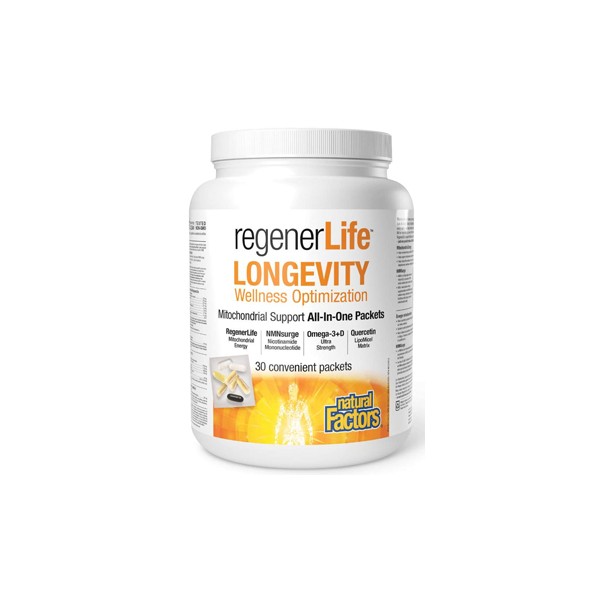 Natural Factors RegenerLife Longevity Kit - 30 Packets