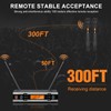 TKLBLS UHF Wireless Microphone System, Cordless Karaoke Microfono Set, Dual