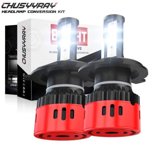 CHUSYYRAY 9003 LED Headlight Bulbs White High Low Beam For
