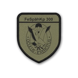 Copytec #44891 Patch Remote Scouting Company FeSpähKp 300 Seelbach Fritzlar Camouflage Olive
