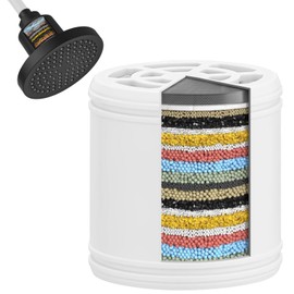 BESy Replacement Shower Filter Multi Stage Shower Water Filter High Output Revitalizing Shower Head Filter Reduces Chemicals & Chlorine Restores PH Balance Glowing Skin Strong Nails & Shimmering Hair
