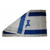 "Flags & Signs" 3x5 of David Jewish 210D Nylon Flag