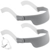 2er-Pack Kopfbedeckungsgurt für CPAP Dreamwear, Kopfbandriemen mit Silikonschnalle, einstellbar CPAP-Kopfband, Wiederverwendung Ersatz DreamWear CPAP-Nasenmaske Kopfbänder(Maske nicht inkl)