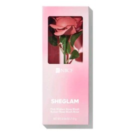 Sheglam Rubor En Polvo En Diseño De Rosa Tono Del Maquillaje Pink Ribbon Rose Blush