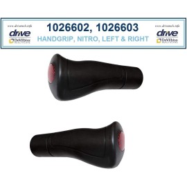 Nitro Left & Right Hand Grips for Drive Nitro Rollator, Model 10266-1 Pair
