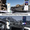 Kaishengyuan Dash Mount Phone Holder with Metal Double Socket Arm