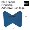 Flexible Blue Fabric Assorted Adhesive Bandages Knuckle and Fingertip -