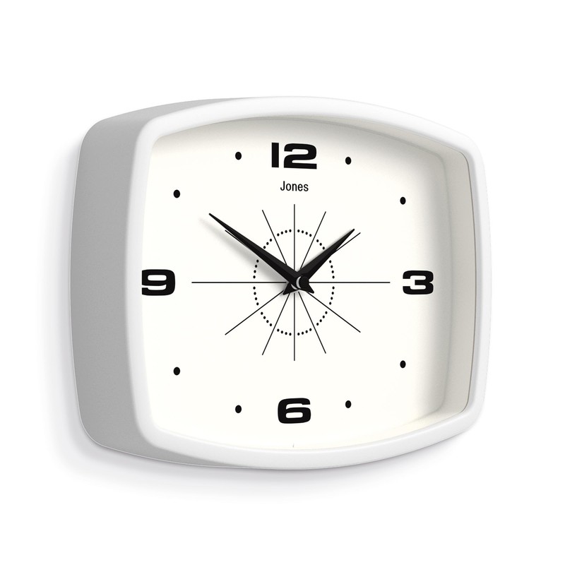 Jones Clocks® Movie wall clock | Retro rectangular clock |