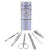 Spotted Snow Leopard Face Stainless Steel Manicure Pedicure Grooming Beauty