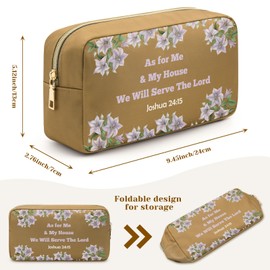 Religious Gifts for Women Religious Gifts Idea Christian Gift Inspirational Gifts for Women Cosmetic Bag Spiritual Gifts for Women Birthday Gifts for Women, Mom, Grandma, Sister, Best Friend Bestie