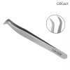 OROAX L-Shaped Tweezer Dental Surgical Serrated Forceps Diagnostic & Veterinary