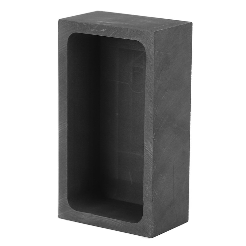 Rectangular Graphite Ingot Mold Jewelry Metal Refining Crucible for Melting