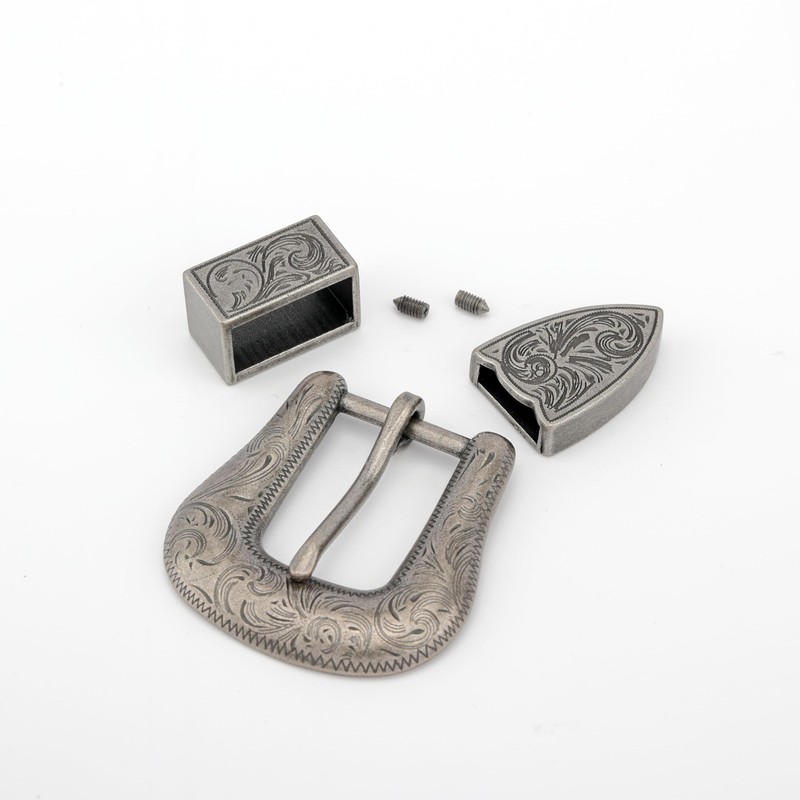 kokungkuan Men's Arabesque Ranger Buckle for Belt, Width 1.0 -