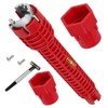 Qegtnk Faucet Installation Tool 8 in 1 Water Pipe Spanner