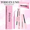 Mayhug Kit 4 en 1 para de Pestañas: Pegamento