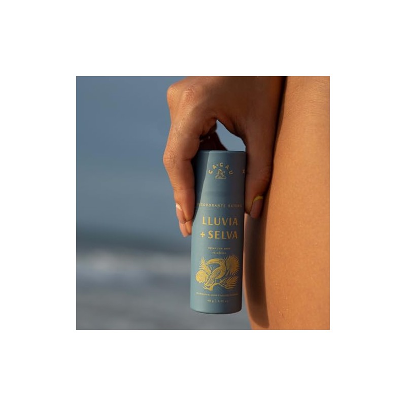 Desodorante Natural Cacau Naturals Lluvia + Selva 40g (Edición especial)