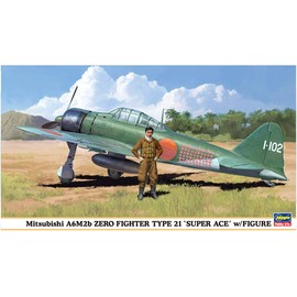 Hasegawa Mitsubishi A6M2b Zero Type 21 Super Ace Model Kit