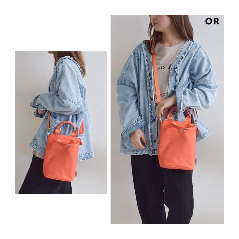 Legato Largo LH-D1441 2-Way Shoulder Bag, Osanpo Bag, Or, Free