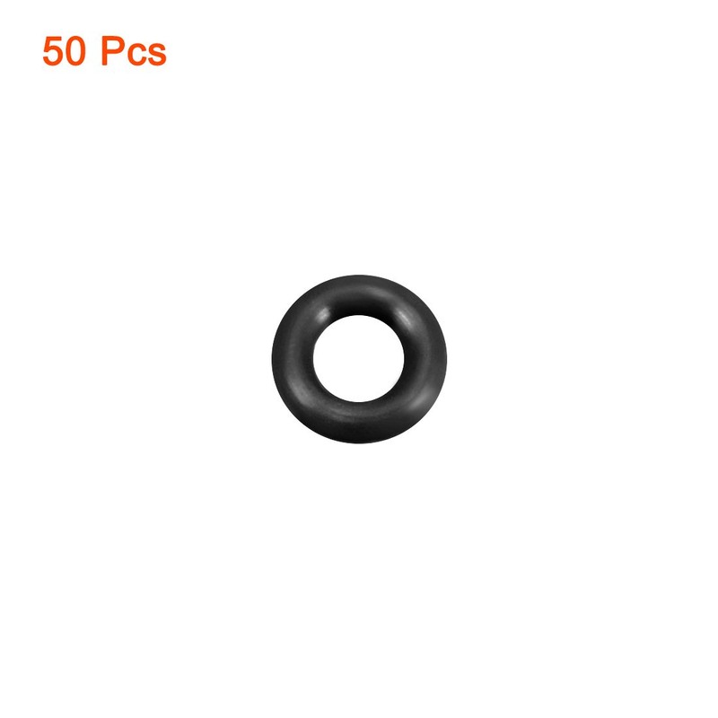sourcing map Pack of 50 O-Rings Nitrile Rubber Seal Sealing