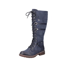 Rieker 94732 knee high waterproof Tex boots (Navy, numeric_7)