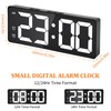 Litinliv Digital Alarm Clock, Electronic Table Clock with Temperature Display,