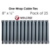 VELCRO 25 VELCRO® Brand One-Wrap Thin Cable Ties Reusable Straps