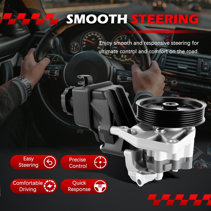 Autodevil 21-623 Power Steering Pump Fit for C300 2014 3.5L