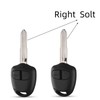 2PCS Replacement Key Shell Buttons, Universal Remote Key Fob Repair