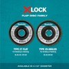 Makita T-03919 X-Lock 4‑1/2" 80 Grit Type 29 Angled Grinding