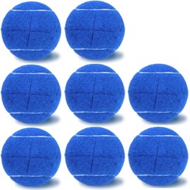 Magicorange 8 Precut Tennis Balls for Furniture Legs and Floor Protectors, Heavy Duty (Dark Blue)