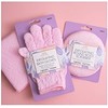 Spa Solutions - Guantes de baño exfoliantes