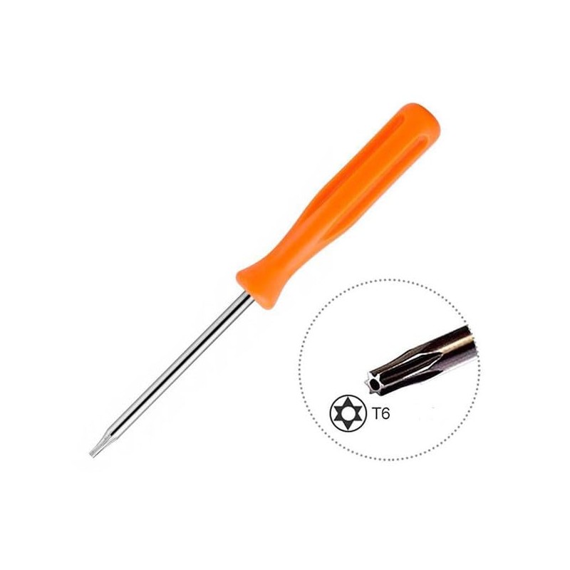TR6 T6H Torx T6 Screwdriver Security Hole in Tip, Compatible