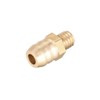 sourcing map Brass Metric Barb Connector Hose Nozzle 8mm x