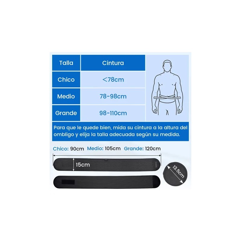 Velpeau Faja Hernia Umbilical Soporte Abdominal Para Adultos